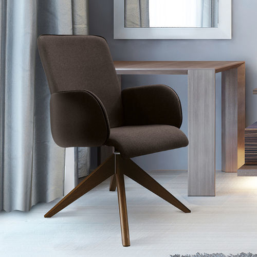 现代风格扶手椅 - CASUELLE® - burgessfurniture - 布料 / 木质 / 金属