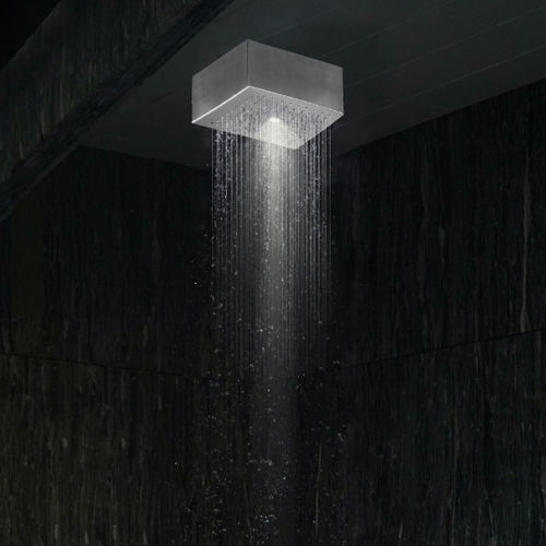 天花板暗装淋浴莲蓬头 - 3D SPA - Aquademy - 正方形 / 雨水 / 色彩疗法