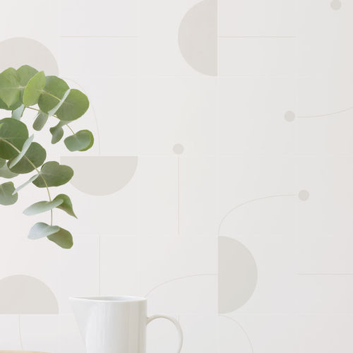 现代风格墙纸 - JAIME HAYON TILES GREY - Eco - 图案 / 仿瓷砖