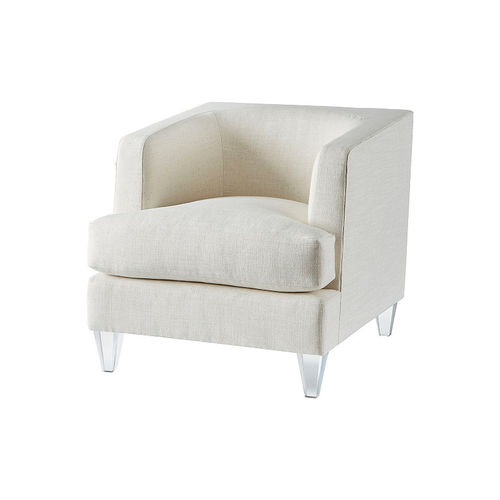 现代风格俱乐部椅 - TAYLOR - Baker Furniture Co. - 布料 / 白色 / 灰色