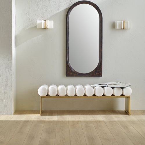现代风格软包长凳 - RUNWAY - Baker Furniture Co. - 布料 / 青铜 / 黑色