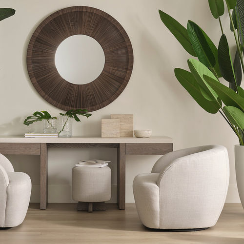 现代风格扶手椅 - ELBA - Baker Furniture Co. - 布料 / 布艺 / 灰色