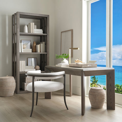 现代风格椅子 - MILOS - Baker Furniture Co. - 户外 / 布料 / 山毛榉木桌脚