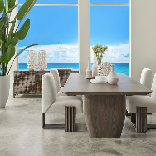 现代风格餐桌 - SURF  - Baker Furniture Co. - 木质 / 橡木桌脚 / 木板桌脚