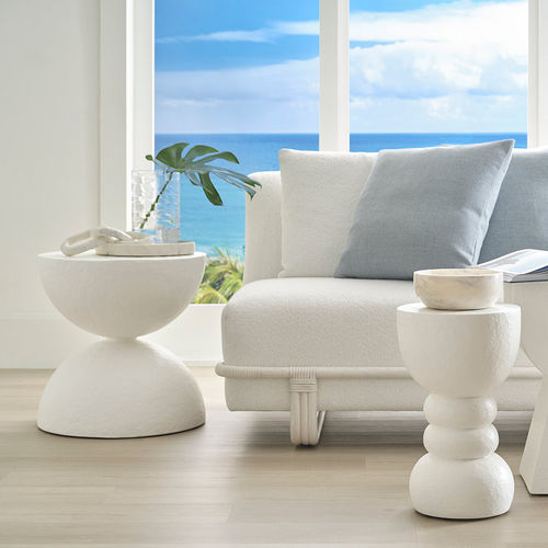 现代风格桌 - SANTORINI  - Baker Furniture Co. - 石膏 / 树脂桌脚 / 弯曲