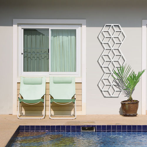 绿植墙格架 - CUBE DOUBLE : 1300-14 - PALISSA DESIGN - 彩绘金属