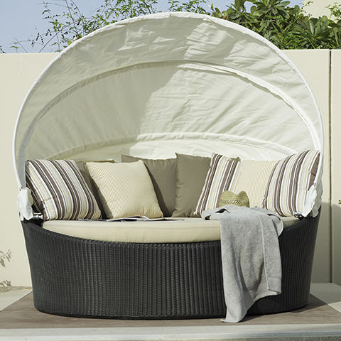 现代风格日光浴躺椅 - ROUND - Rattan House - 藤编 / 花园