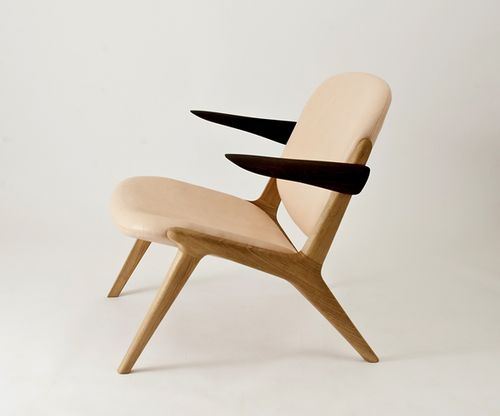 现代风格壁炉椅 - IS LOUNGE - Miyazaki Chair Factory - 木质 / 带扶手