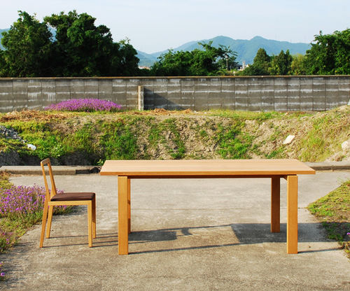 现代风格桌 - MI - Miyazaki Chair Factory - 木质 / 长方形