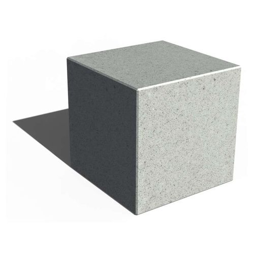 极简主义风格凳子 - TETRIS Q - URBAN-NT - 混凝土 / 混凝土桌脚 / 中央脚撑