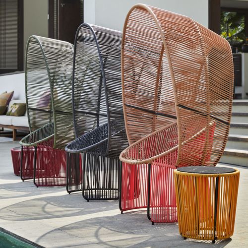 现代风格边桌 - CARTAGENAS - Ames design - 大理石 / 再生塑料 / PVC