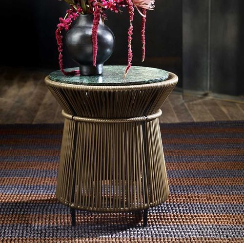现代风格边桌 - CARIBE CHIC - Ames design - 大理石 / 再生塑料 / PVC