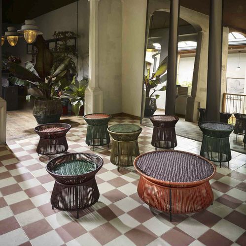 现代风格茶几 - CARIBE CHIC - Ames design - 大理石 / 再生塑料 / PVC
