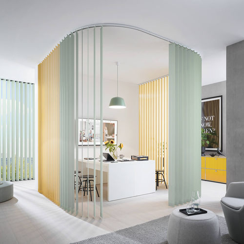 垂直帘 - CURVED - Kadeco Sonnenschutzsysteme GmbH - 日式 / 用于窗户 / 布料