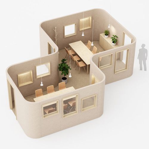 固定隔断 - BUILDUP - GLIMAKRA - 布料 / MDF / 专业