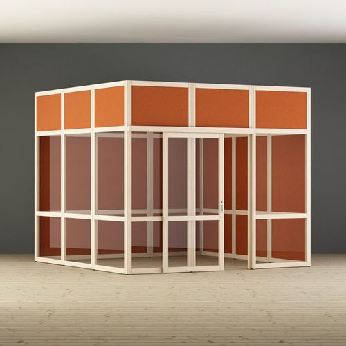 固定隔断 - EUROPOROOM - GLIMAKRA - 滑动式 / 玻璃板 / MDF