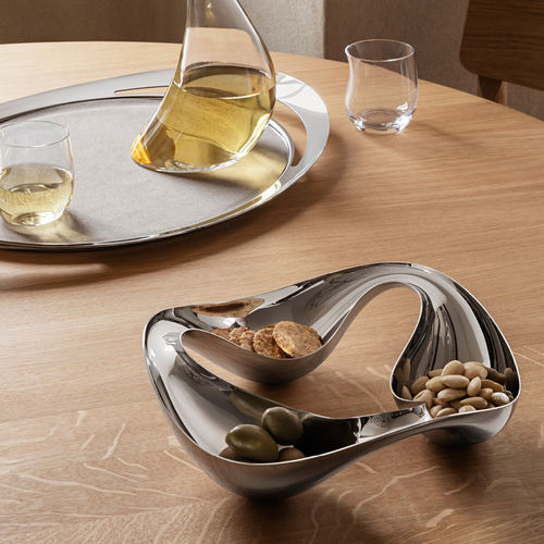 抛光不锈钢碗 - COBRA - Georg Jensen - 现代风格