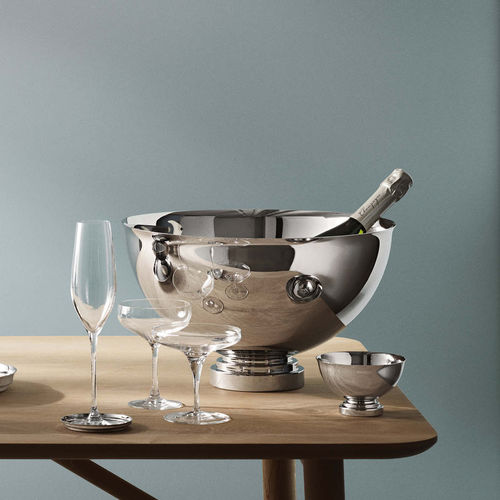 抛光不锈钢香槟桶 - MANHATTAN  - Georg Jensen