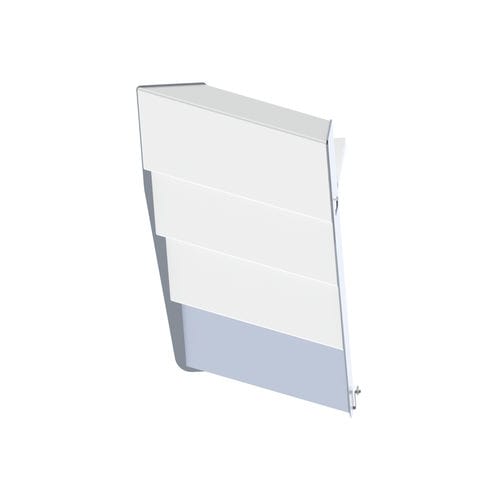转角前台接待桌 - MDASPEED - Movidos srl - 不锈钢 / 阳极氧化铝 / Plexiglas®宝克力