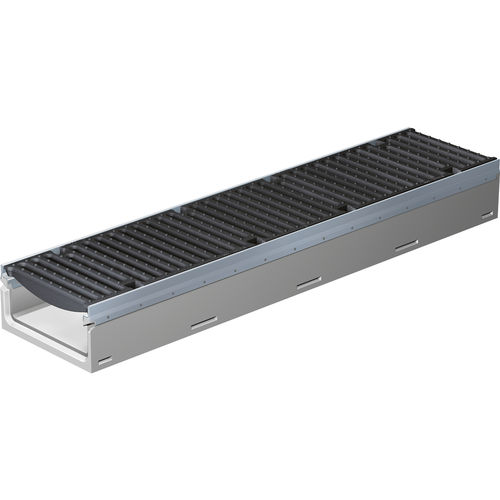 带网格排水槽 - FILCOTEN PRO MINI 200 - BG Graspointner - 纤维混凝土 / 金属格栅 / 用于公共空间