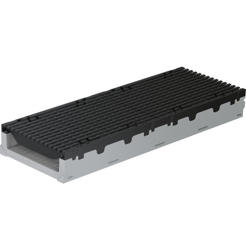 带网格排水槽 - FILCOTEN PRO MINI 300 - BG Graspointner - 纤维混凝土 / 金属格栅 / 用于公共空间