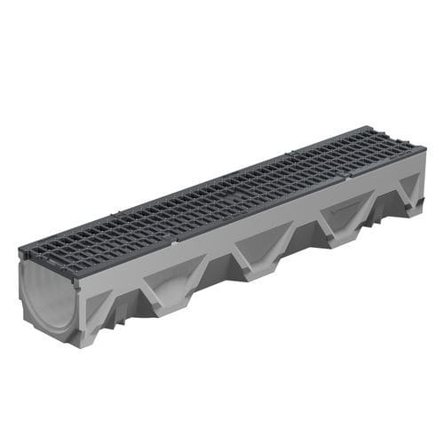 带网格排水槽 - FILCOTEN LIGHT NW 150 - BG Graspointner - 高性能混凝土 / 金属格栅 / 用于公共空间