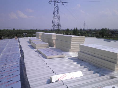 隔热隔音材料 - IKO ENERTHERM MG - ATAB - 三聚酯PIR / 板式 / 用于屋顶