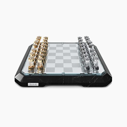 现代风格国际象棋桌 - Stratego Black - Teckell - 家用 / 商用 / 镀铬黄铜