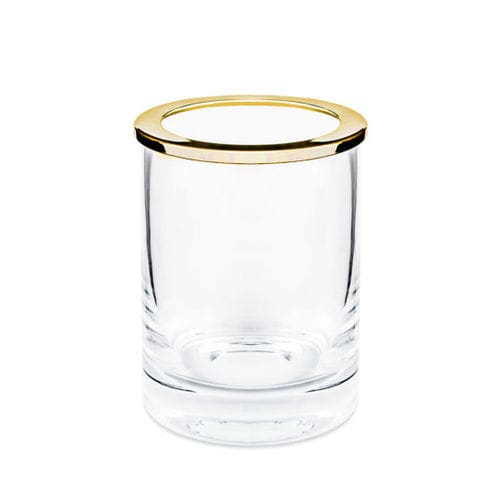水晶收纳瓶 - BRASS GOLD PLATED - Klomfar GmbH - 用于浴室