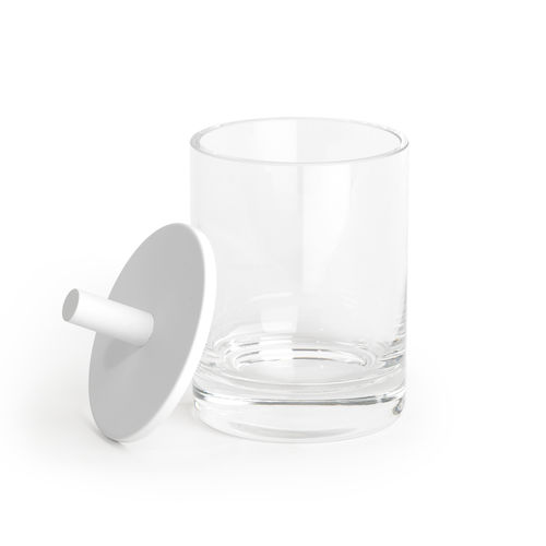 水晶收纳瓶 - ROUND UP: WHITE - Klomfar GmbH - 带盖 / 用于浴室