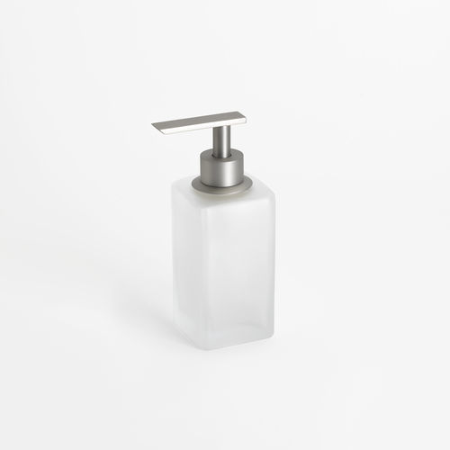 酒店皂液机 - BIG SPENDER JUNIOR GLASS: NICKEL - Klomfar GmbH - 公共机构用 / 家用 / 独立式
