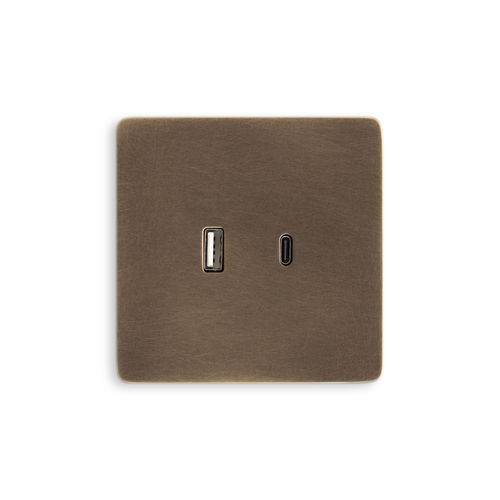 USB插座 - NOOR - A/C - Atelier Luxus - 双 / 壁挂 / 嵌入式