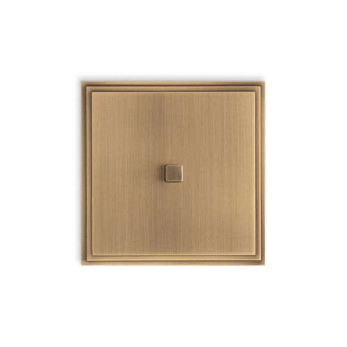 按钮开关 - TIARA - SQUARE  - Atelier Luxus - 暗装 / 五联 / 黄铜