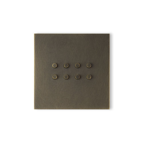 按钮开关 - DoT FACEPLATE - Atelier Luxus - 暗装 / 黄铜 / 不锈钢
