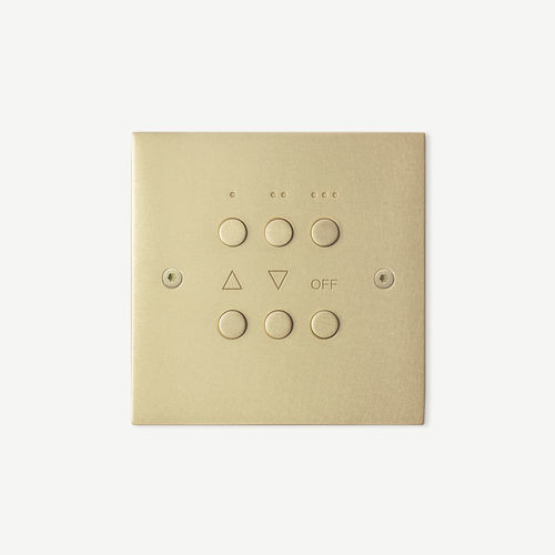 按钮开关 - CARAT  - ROUND - Atelier Luxus - 暗装 / 黄铜 / 现代风格