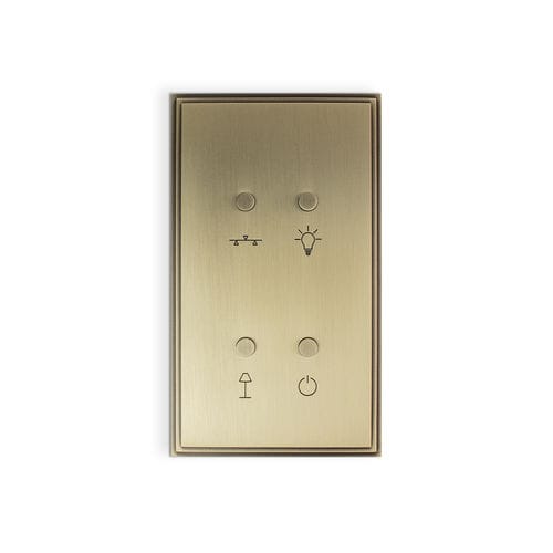 杠杆式开关 - ENGRAVED PLATE - Atelier Luxus - 暗装 / 金属 / 现代风格