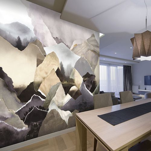 传统风格墙纸 - MONTAGNE - Neodko - 自然图案 / 金属效果 / 彩色