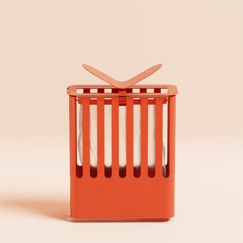 公共垃圾袋架 - S Cité Z - Objets Publics - 落地式 / 热喷漆钢 / Vigipirate 式