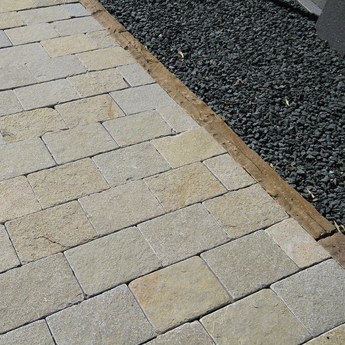 花园路缘 - KANDLA MULTICOLOR - Bauma-stone - 人行道 / 天然石材 / 线性