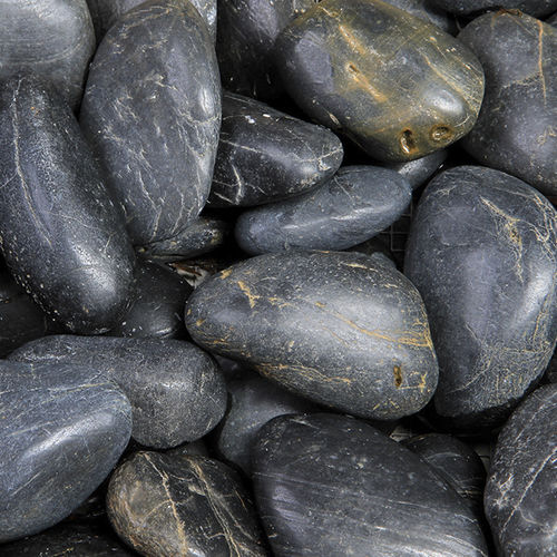 圆形鹅卵石 - BLACK 40/60 - Bauma-stone