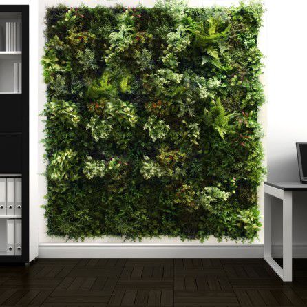 稳定绿植墙 - FEATURE WALL - Livingreen design - 模块化板 / 天然 / 树叶