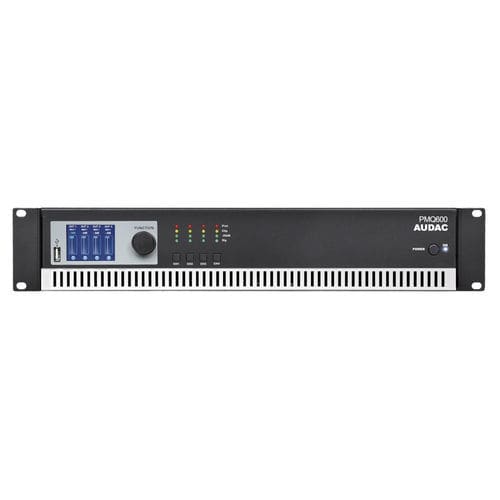 音频扩音器 - PMQ600 - Audac - 4区 / 可连网