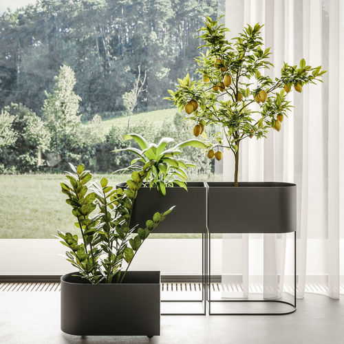 金属花坛 - WINK - Ronda Design - 长方形 / 线性 / 带轮