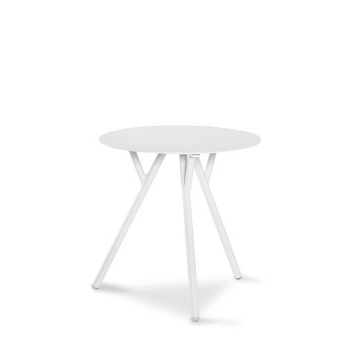 现代风格边桌 - VERONA - ARKIMUEBLE - 铝制 / 铝座桌脚 / 圆形