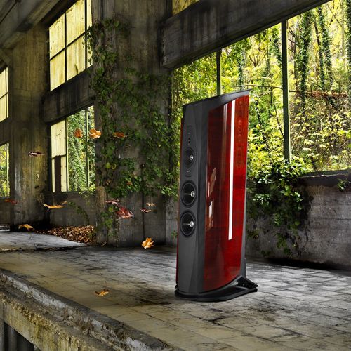 柱音箱 - AIDA - Sonus Faber - 住宅 / 室内 / 红色