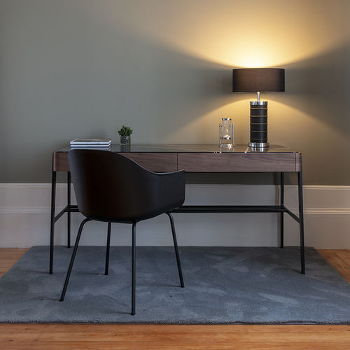 现代风格办公桌 - BOUVET DESK SAHARA - MAAMI HOME - 胡桃木 / 漆钢