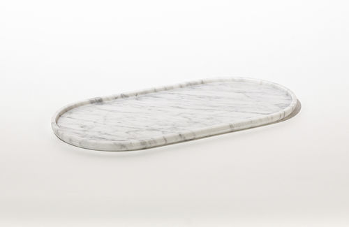 意大利Carrere大理石餐饮托盘 - ROUND TRAY CARRARA - MAAMI HOME - 酒店客房 / 餐厅 / 酒店