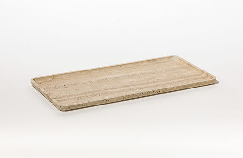 大理石餐饮托盘 - SQUARE TRAY TRAVERTINE - MAAMI HOME - 酒店客房 / 餐厅 / 酒店