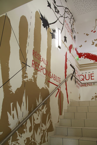 大自然墙贴 - COLIPOSTE CLERMONT FERRAND - Atelier d'Art Osmoze - Design & décoration murale - 用于企业 / 公共机构用