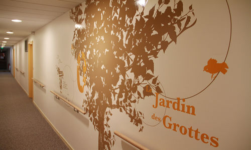 文字墙贴 - EHPAD CAMBRAI - Atelier d'Art Osmoze - Design & décoration murale - 大自然 / 公共机构用 / 标识